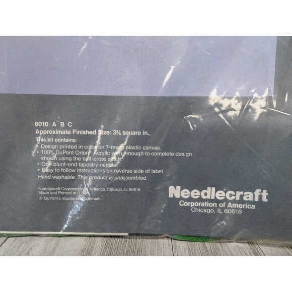 WonderArt Plastic Canvas Baby Nesting Blocks Kit Needlecraft Unassembled 3.5" Bl - Picture 3 of 5